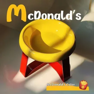 ชามน้ำดื่มสำหรับสัตว์เลี้ยงที่ดูดีป้องกันการงอป้องกันสุขภาพคอแมว