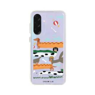 Samsung Galaxy A36 Clear Case Hot Dog Dachshund (88528792926408852879359596)