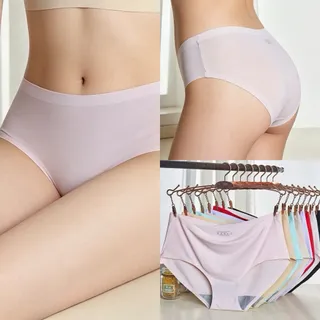 กางเกงในผู้หญิง ไร้ขอบ อัปเกรดคุณภาพ ไม่ร้อน ไม่รัดขอบขา ใส่สบาย M-XXL กางเกงในไร้ขอบ(GC-601)
