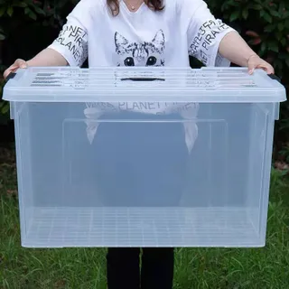 กล่องเก็บของ BOX ความจุสูง กล่องพลาสติก กล่องเก็บของ โปร่งใส เก็บเสื้อผ้า ได้เก็บของเล่น ⚡การลดราคาแบบจำกัดเวลา⚡