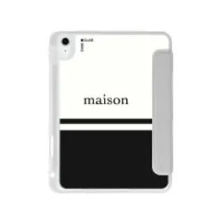 iPad Gen 10th/11th 2025 Clear Grey maison KEEPS The Pacific (88528791197878852879467192)