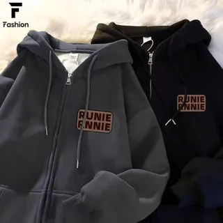 เสื้อสเวตเตอร์แจ็คเก็ตมีฮู้ด unisex ใส่คู่กับแฟนได้ เนื้อผ้านุ่ม ใส่สบาย