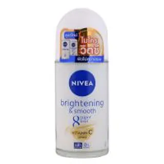 นีเวียโรลออนไบรท์เทนนิ่งแอนด์สมูท8ซูเปอร์ฟู้ด 50มล. Nivea Brightening and Smooth 8 Super Food Rollon 50ml. (8850029816449)