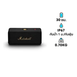 ลำโพง Marshall Emberton II Portable Speaker Black and Brass