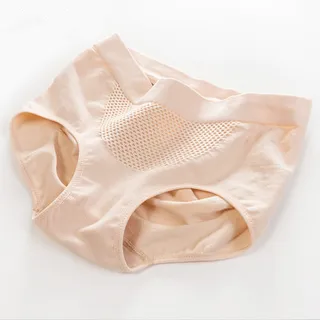 Trail Echo พยุงก้นรังผึ้งไร้รอยต่อควบคุมหน้าท้องของผู้หญิงกางเกงในระดับกลางเอว3D นวดเป้าผ้าฝ้ายระบายอากาศได้สีแดง