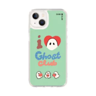 iPhone 13 Clear Case I Love Ghost Club Green (88528791047838852879512762)