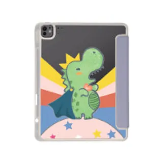 iPad Air6/7 13" 2025 (M2/M3) Clear Purple T-Rex World (88528799158918852879960655)