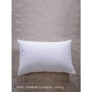 LUCKY MATTRESS หมอนขนห่านเทียม Hotel Premium หมอนโรงแรมความนุ่มระดับห้าดาว นุ่มหลับสบายไม่ปวดต้นคอ Standard ขนาด 1800 g (MKP1277201)