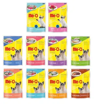 (ยกโหล 12ซอง ) อาหารแมวเปียก มีโอ Me-O ขนาด 80 กรัม(ออเดอร์ละไม่เกิน 8โหลนะคะ)