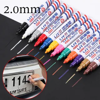 All About Pet ปากกาเขียนป้ายทะเบียน Paint ปากกาเขียนยางรถยนต์ รถมอเตอร์ไซค์ เขียนป้ายทะเบียน กันน้ำ ติดทนทาน