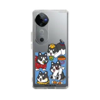 Vivo V40 5G Clear Case Husky Play Time (88528799362858852879290516)