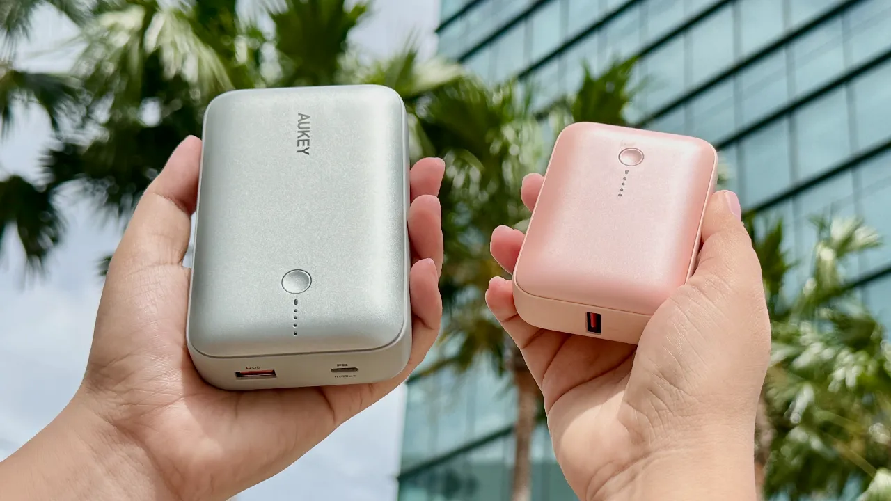 รีวิว พาวเวอร์แบงก์ Aukey รุ่น PB-Y55 และ PB-Y57 แบตสำรองพกพาสะดวก ชาร์จไว