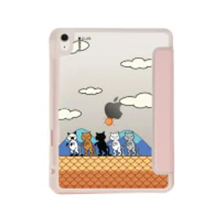 iPad Air4/5/6/7 11" 2025 (M2/M3) Clear Pink Cat on The Roof (88528799170488852879216042)
