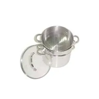 PRESTIGE ชุดหม้อนึ่งและชั้นนึ่ง 2 ชั้น รุ่น 77127C ขนาด 24 ซม. สีเงิน (CDS89792049)