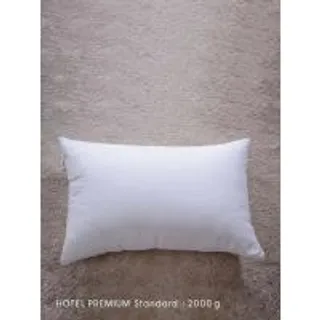 LUCKY MATTRESS หมอนขนห่านเทียม Hotel Premium หมอนโรงแรมความนุ่มระดับห้าดาว นุ่มหลับสบายไม่ปวดต้นคอ Standard ขนาด 2000 g (MKP1277207)