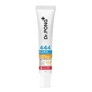 Dr.PONG 444 BlueX iron oxide plus melanin hybrid sunscreen SPF50 Ectoin Niacinamide