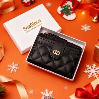 กระเป๋าสตางค์แฟชั่น หรูหรา สั้น แบบพับได้ สำหรับผู้หญิง SeaGloca ขายดีที่สุด No. ของขวัญปีใหม่ 353 กระเป๋า ตัง ของขวัญคริสต์มาส