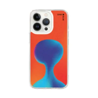 iPhone 13 Pro Clear Case Gradient Alien Silhouette (88528791401188852879456837)