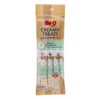 มีโอโกลด์ครีมมี่ทรีตปลาทูน่าพลัสพรีไบโอติก 15กรัม แพค 4 Me O Gold Creamy Treats Tuna Plus Prebiotic 15g. Pack 4 (8850477006874)