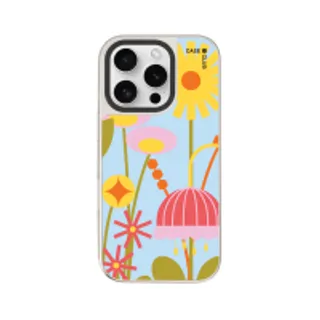 iPhone 16 Pro Mirror Case MagSafe Geometric Flower (88528792243378852879932867)