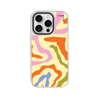 iPhone 16 Pro Mirror Case MagSafe Colorful Freeform Pattern (88528792243378852879935721)
