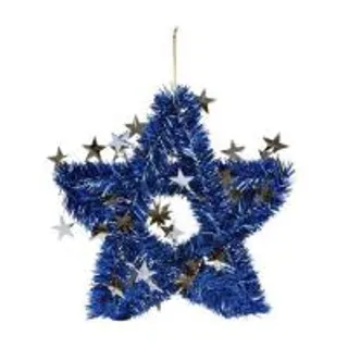 ช่อแขวนตกแต่ง STAR SIAMXMAS 12 นิ้ว สีน้ำเงิน (1272104)