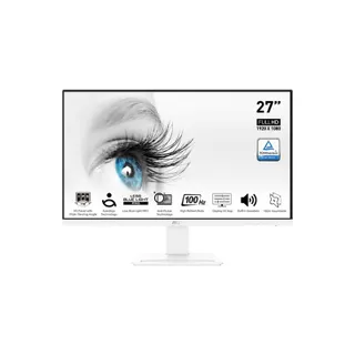 จอคอม MSI PRO MP273AW 27" IPS FHD Monitor 100Hz White