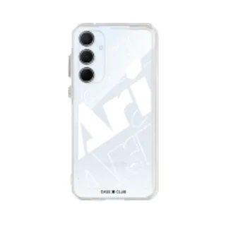 Samsung Galaxy A55 Clear Case ARI Logomania White (88528799678218852879222531)