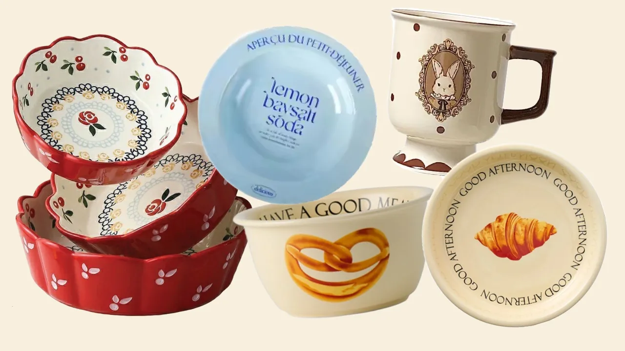 แนะนำ 10 ชุดจานชามจาก Lassie Decor งานเซรามิก ดีไซน์น่ารัก