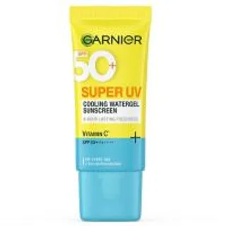 การ์นิเย่ซูเปอร์ยูวีคูลลิ่งวอเตอร์เจลซันสกรีนวิตามินซีเอสพีเอฟ50พีเอ 30มล. Garnier Super UV Cooling Watergel Sunscreen Vitamin C SPF 50 PA 30ml. (8994993027521)
