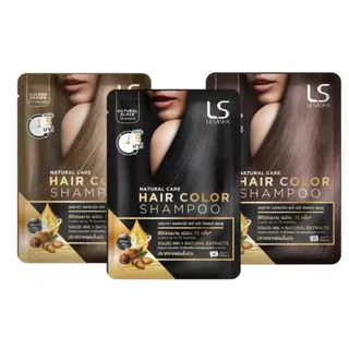 แชมพูปิดผมขาว LESASHA NATURAL CARE HAIR  COLOR SHAMPOO