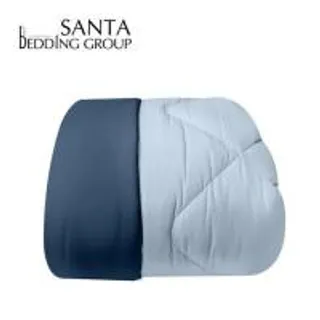 ผ้านวม SANTA BEDDING 70x90 นิ้ว สี LIGHT BLUE/NAVY BLUE (1299802)