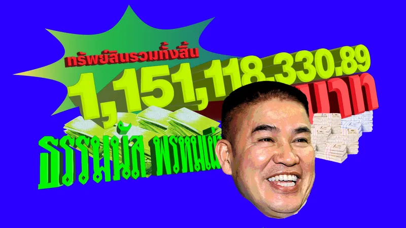 บัญชีทรัพย์สินและหนี้สิน ธรรมนัส 1,000 ล้าน รวยขึ้น 195 ล้าน แจ้งภรรยา 2 คน