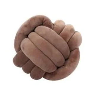 หมอนอิง HOME LIVING STYLE KNOT BALL 10x10 นิ้ว สีน้ำตาล (1301601)