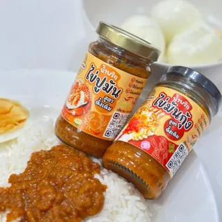 น้ำพริกไข่มันกุ้ง&น้ำพริกไข่ปูมัน(สะเด็ดเมืองจันทร์)ของอร่อย ของดี จันทบุรี ปู น้ํา พริก น้ําพริก เผา มันกุ้ง มัน ปู น้ําพริก น้ําพริกไข่ปู มัน