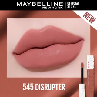 [เฉดนู้ดใหม่!] ลิปจูบไม่หลุด 16 ชม. ลิปจิ้มจุ่มเนื้อแมท เมย์เบลลีน ซุปเปอร์สเตย์ แมท อิ้งค์ MAYBELLINE SUPERSTAY MATTE INK Liquid Lipstick 5 ml (เครื่องสำอาง ลิปติดทน ลิปแมท ลิปกันน้ำ)