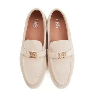 O&B ROMEO LOAFERS IN WHISPER