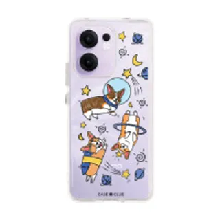Oppo Reno 13F Clear Case Space Corgi (88528796061028852879342574)