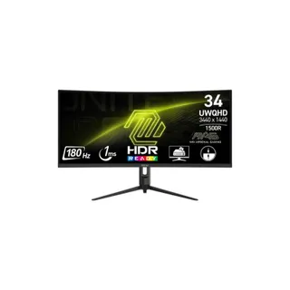 จอคอม MSI MAG 342CQR E2 34" VA UWQHD Curved Monitor 180Hz