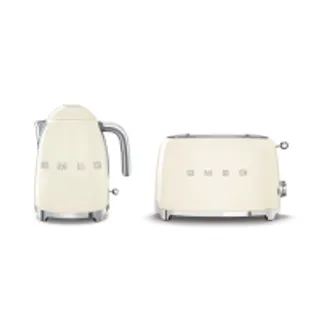 SMEG เครื่องปิ้งขนมปัง และ กาต้มน้ำ 1.7 ลิตร สีครีม (MKP1368141)