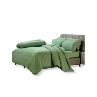 JESSICA BEDDING ชุดผ้าปูที่นอน 6 ฟุต 6 ชิ้น (คิงไซซ์) รุ่น TENCELสีพื้น 500 เส้นด้าย TP002 สีเขียว (MKP1891755)