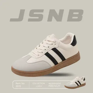 JSNB [สินค้าขายดี] ส่งฟรี รองเท้าผ้าใบ Unisex ไซส์ใหญ่ 36-45 พร้อมส่ง ผ้าใบแฟชั่น ลำลอง พื้นนุ่ม น้ำหนักเบา [LN312]