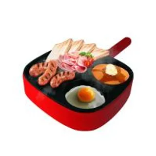 Sonar กะทะปิ้งย่าง ขนาด 11 นิ้ว รุ่นSF-M46 สีแดง (MKP1385260)