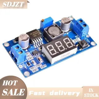 DIYsound LM2596 DC-DC Adjustable Buck Converter step down ตัวควบคุมแรงดันไฟฟ้า แบบปรับได้ พร้อมโวลต์มิเตอร์ LED