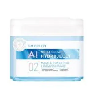 Smooto โทนเนอร์แพด Moist Glow Hydrojelly Mask & Toner Pad 80แผ่น 180กรัม (355843-728694010)
