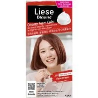 ลิเซ่โบลว์เน่ครีมมี่โฟมคัลเลอร์โรสบราวน์ Liese Blaune Creamy Foam Color Rose Brown (4901301511317)