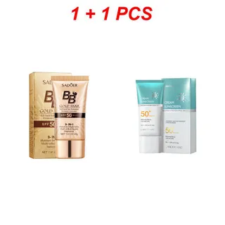 [2 ~ 3 วัน] [ซื้อ 2 เอา 2] Yicenmy ครีมกันแดด SPF50+ PA+++ เนื้อบางเบา ป้องกัน UV สูตร BB ครีม 50g (กันแดดหน้า กันน้ำ)
