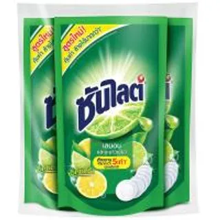ซันไลต์น้ำยาล้างจานกลิ่นเลมอนและมะนาวเขียว 500มล. แพค 3 Sunlight Dish Detergents Lemon and Greenlime 500ml. Pack 3 (8851932423304)