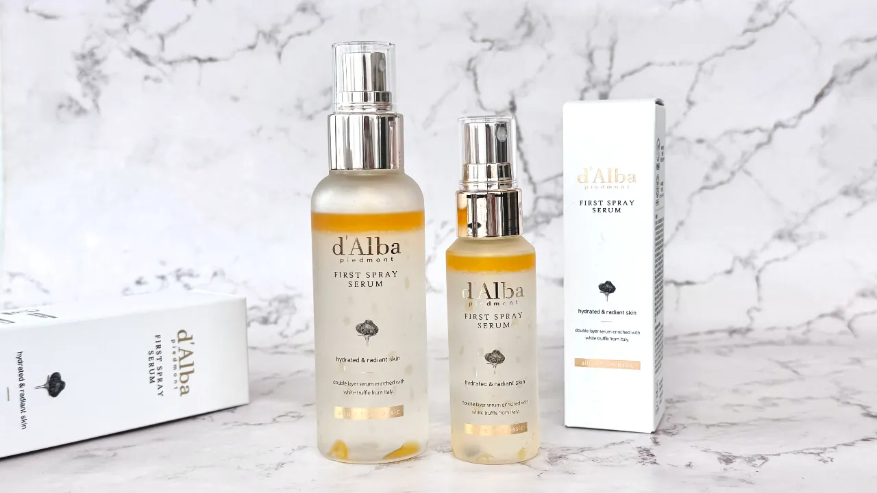 #Review รีวิวสเปรย์เซรั่ม d'Alba White Truffle First Spray Serum ผิวโกลว์สวย เมกอัพติดทน