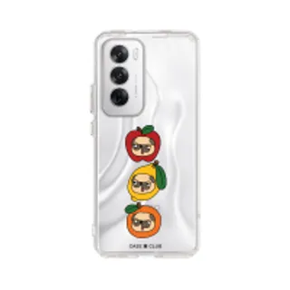 Oppo Reno 12 Clear Case Organic Pug (88528795107068852879267952)
